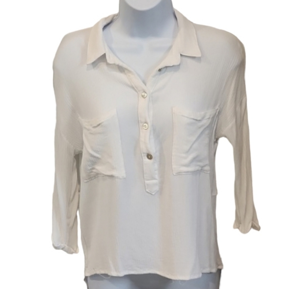 MINKPINK Semi Sheer Beach Top NWOT